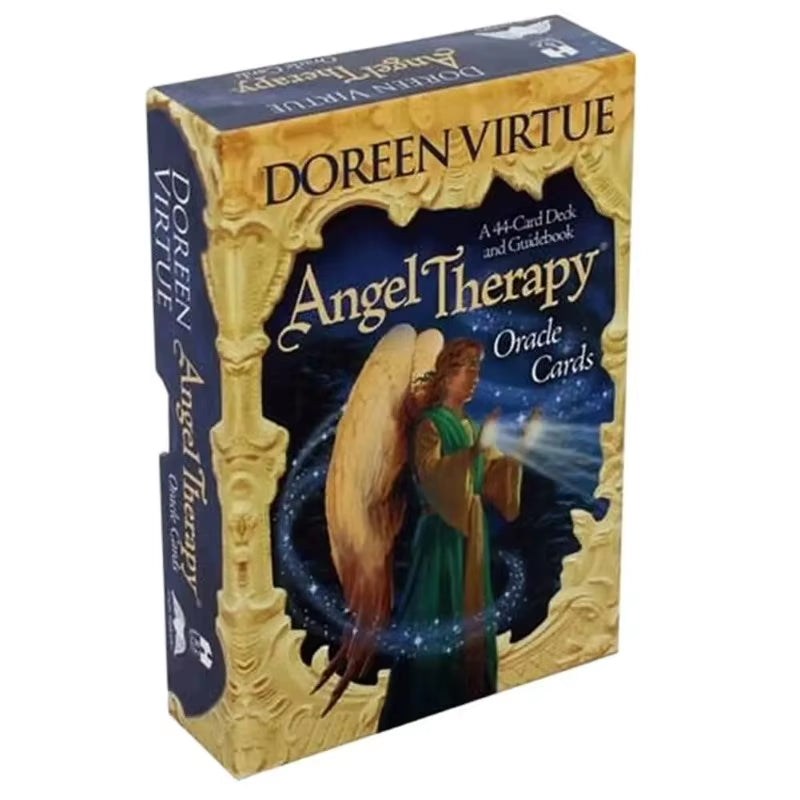 44Pcs Angel Therapy Oracle Cards Tarot Cards Deck Board Game English Version Tarot for Women Family Party Funny Table Games