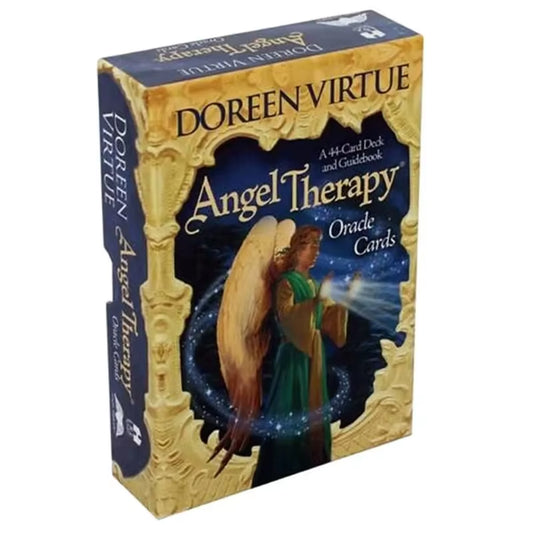44Pcs Angel Therapy Oracle Cards Tarot Cards Deck Board Game English Version Tarot for Women Family Party Funny Table Games